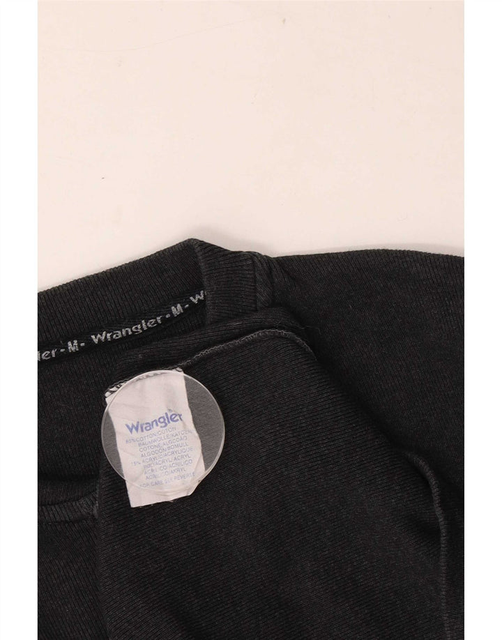 Wrangler Mens Top Long Sleeve Medium Grey Cotton