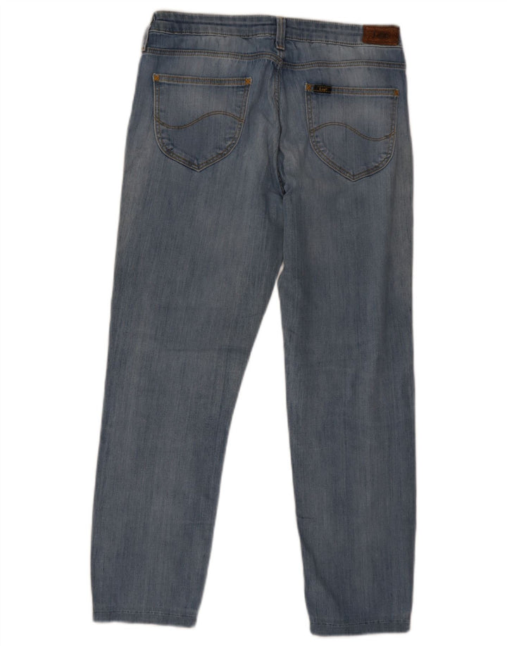 Lee Womens Cropped Jeans W29 L25 Blue