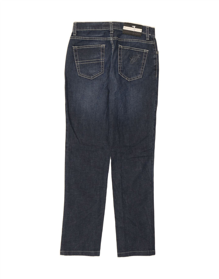 TRUSSARDI Womens Slim Jeans W25 L29  Blue Cotton Vintage Trussardi and Second-Hand Trussardi from Messina Hembry 