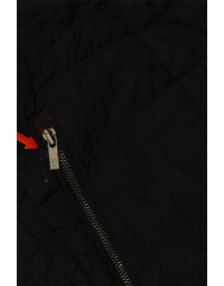 Massimo Dutti Mens Padded Gilet UK 44 2XL Navy Blue Polyester