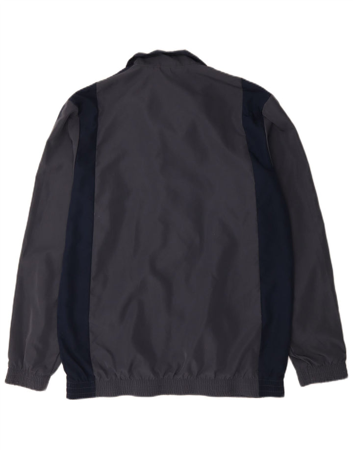 Adidas Mens Tracksuit Top Jacket UK 42/44 Large Navy Blue Polyester