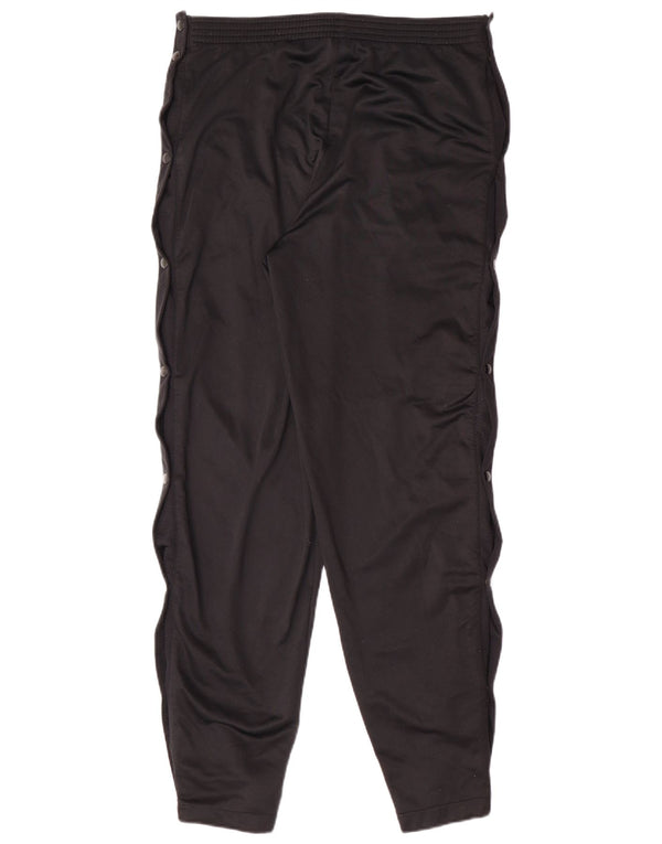 CHAMPION Mens Graphic Tracksuit Trousers Small  Black Polyester