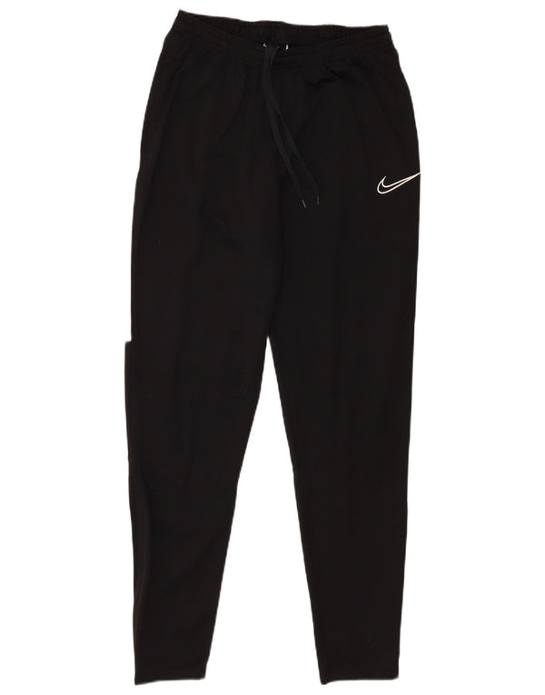 Nike Mens Dri Fit Tracksuit Trousers Medium Black Colourblock Polyester
