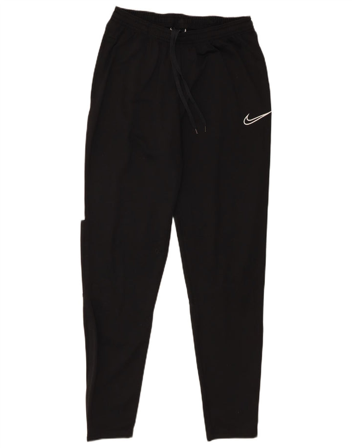 Nike Mens Dri Fit Tracksuit Trousers Medium Black Colourblock Polyester