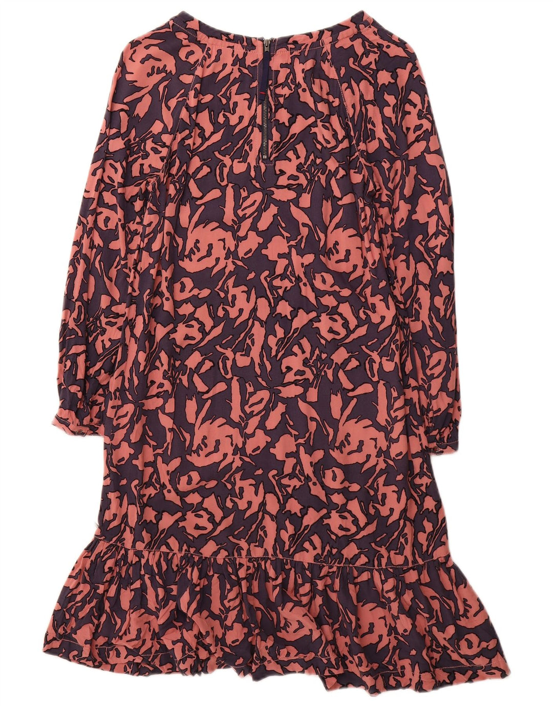 TOMMY HILFIGER Womens Abstract Pattern A-Line Dress UK 8 Small Pink