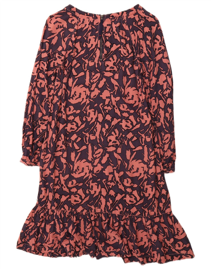 TOMMY HILFIGER Womens Abstract Pattern A-Line Dress UK 8 Small Pink