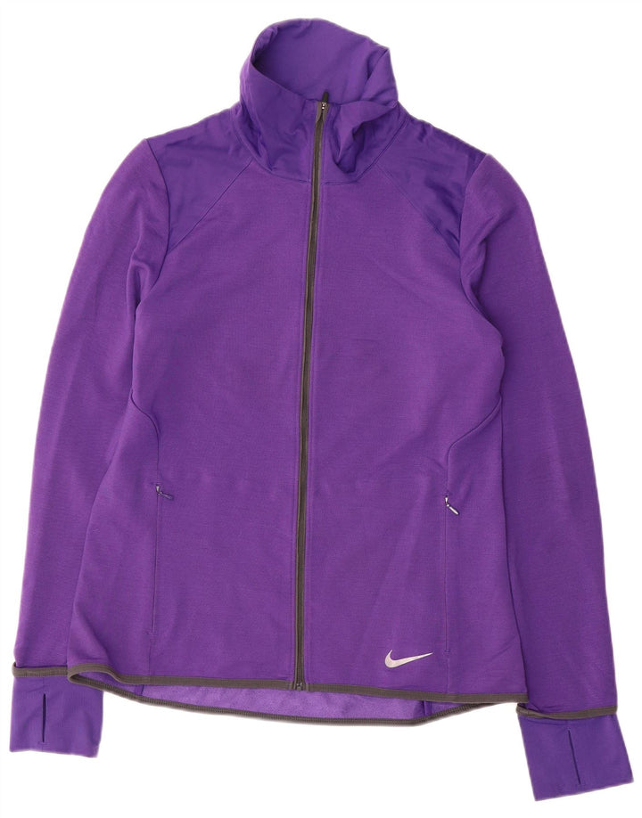 Nike Mens Tracksuit Top Jacket Medium Purple Polyester