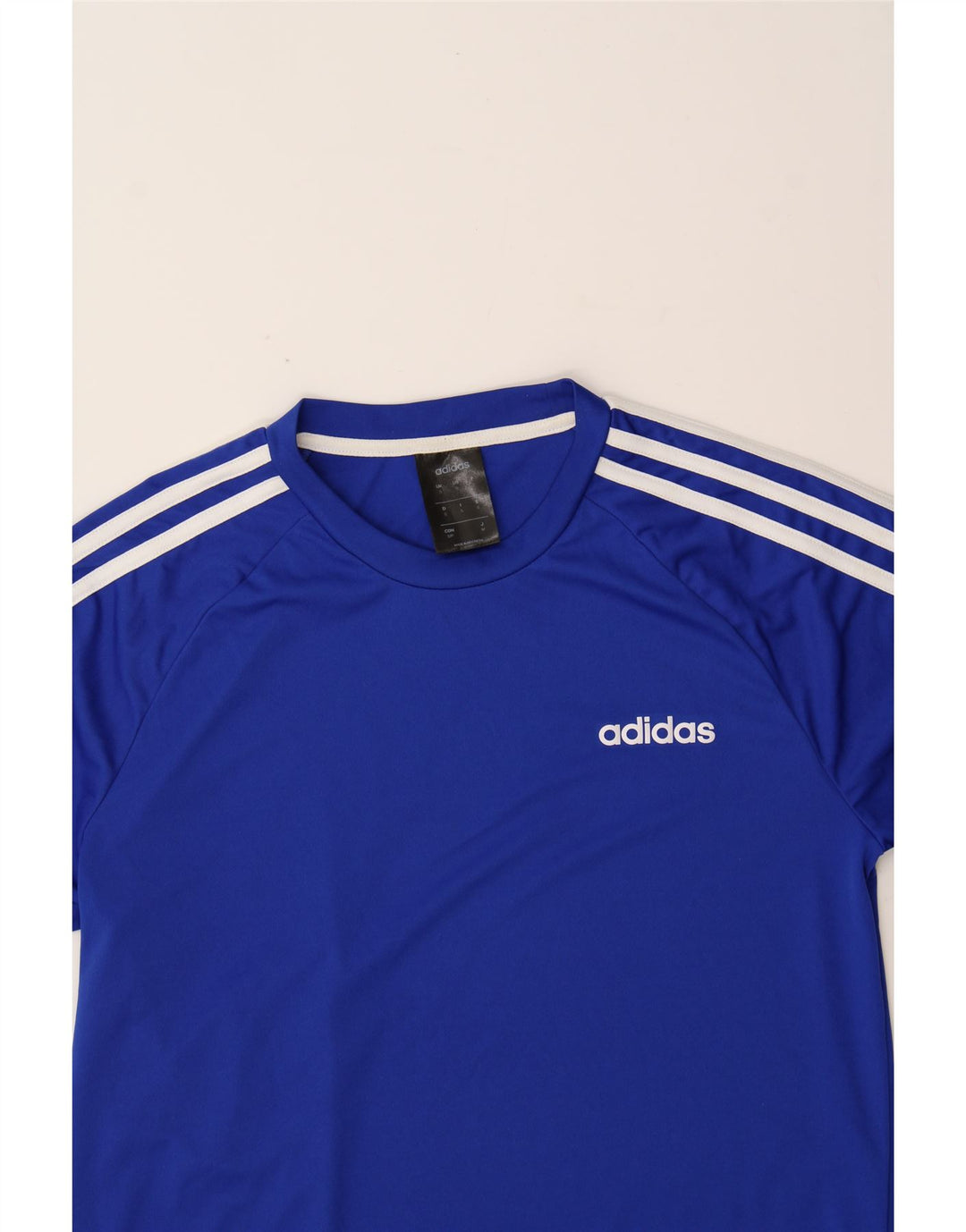 ADIDAS Mens Climalite T-Shirt Top Small Blue Polyester Vintage Adidas and Second-Hand Adidas from Messina Hembry 
