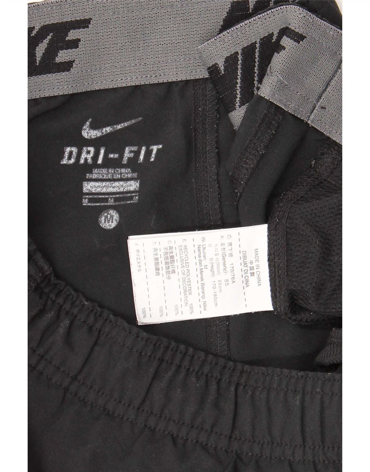 Nike Mens Tracksuit Trousers Medium Black Polyester