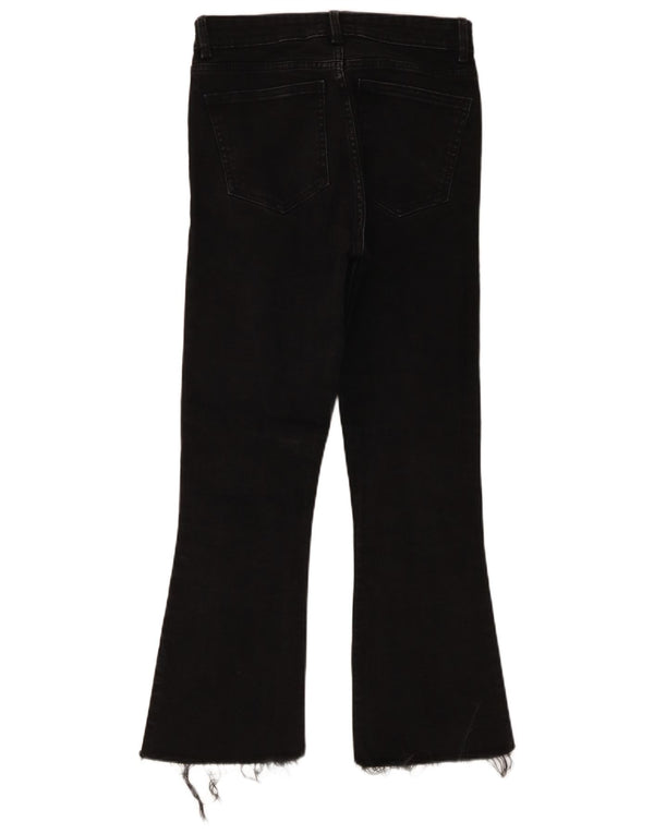 Zara Womens Bootcut Jeans EU 38 Small W28 L27 Black