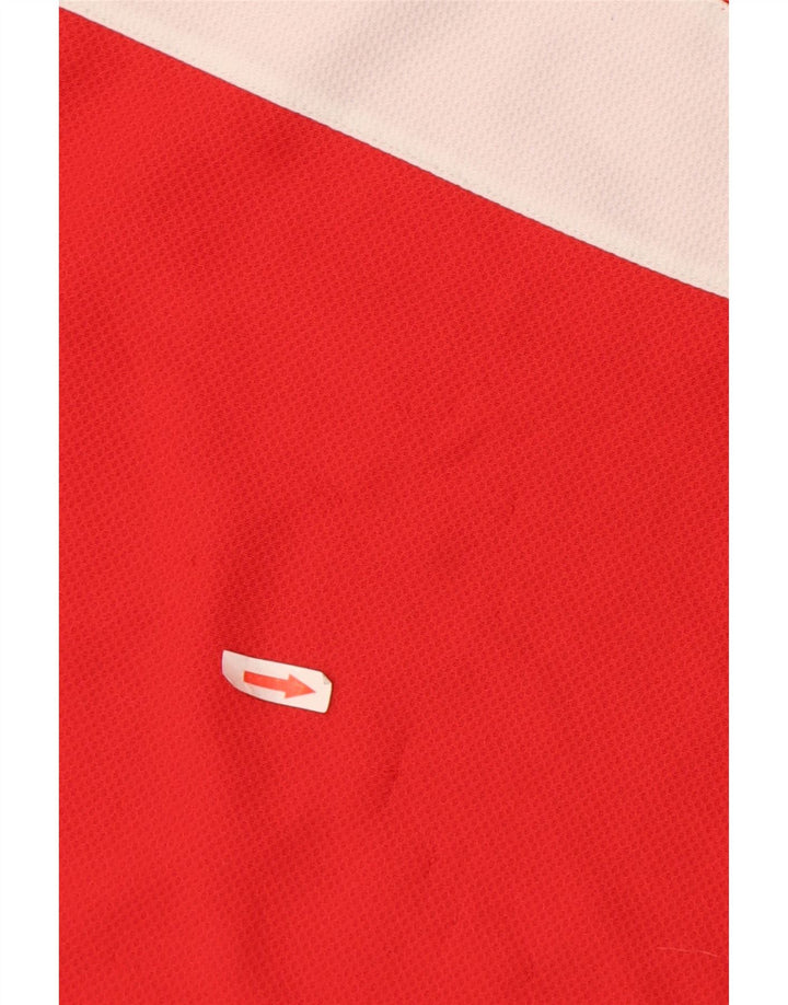 Puma Mens Top Long Sleeve XL Red Colourblock
