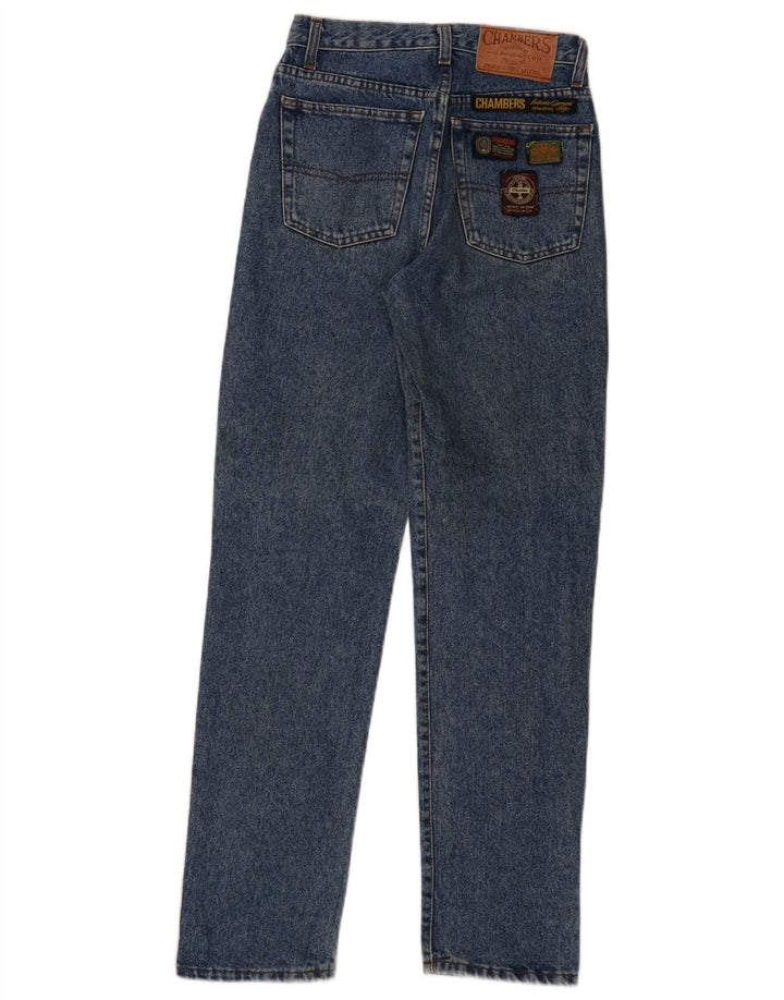 Chambers Mens Straight Jeans W28 L30 Blue Cotton