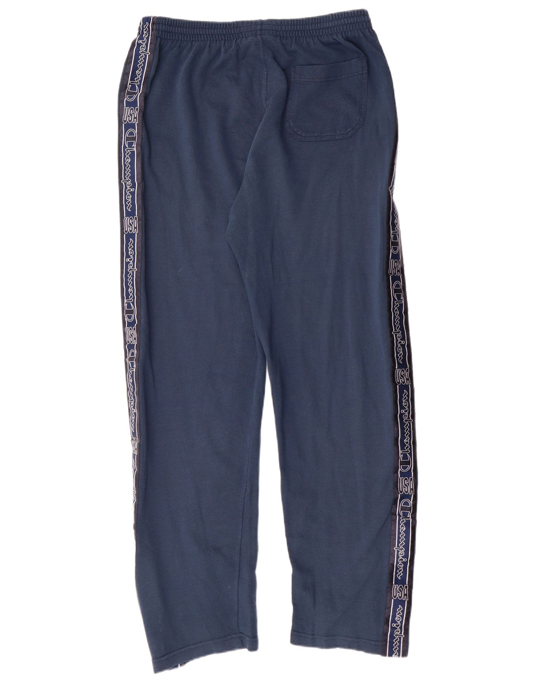 Champion Mens Tracksuit Trousers Large Navy Blue Cotton