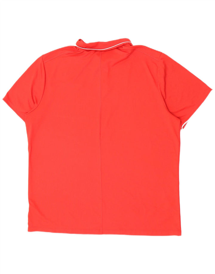 Nike Mens Regular Fit Polo Shirt 2XL Red Polyester