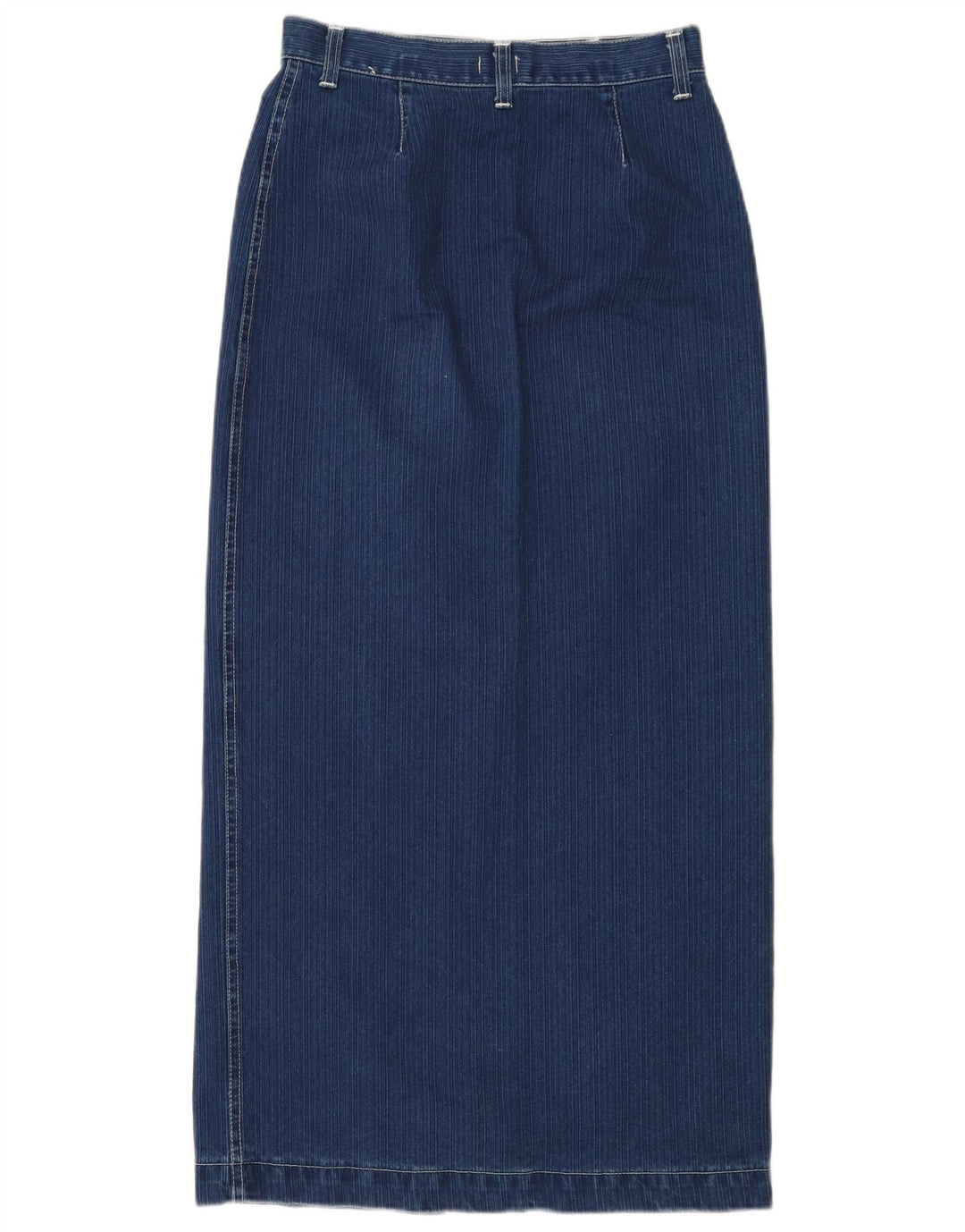 X-CAPE Womens High Waist Denim Maxi Skirt IT 44 Medium W26 Blue Cotton