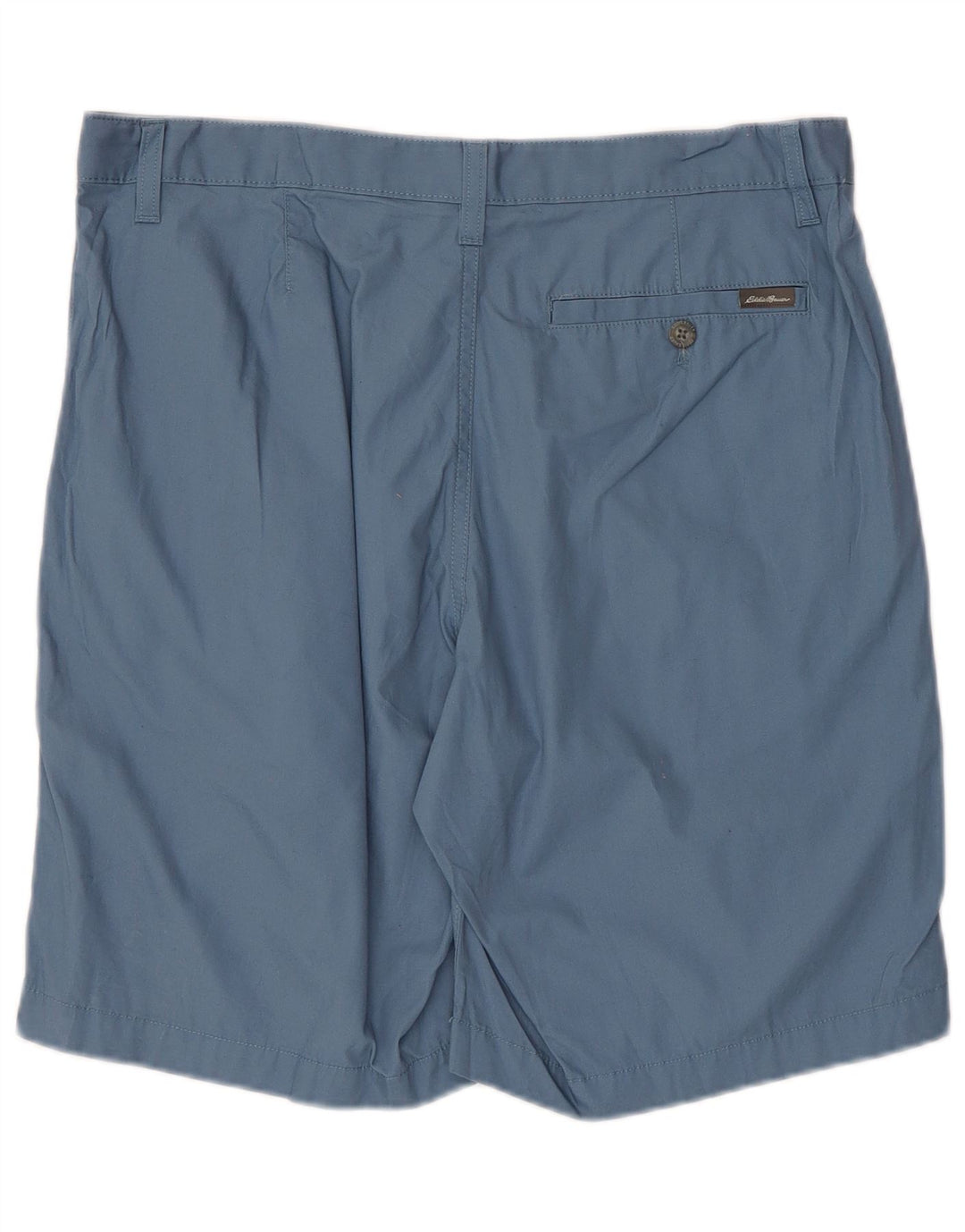 Eddie Bauer Mens Chino Shorts W33 Medium Blue Cotton