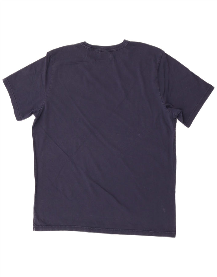 Dockers Mens Slim Fit T-Shirt Top Large Navy Blue