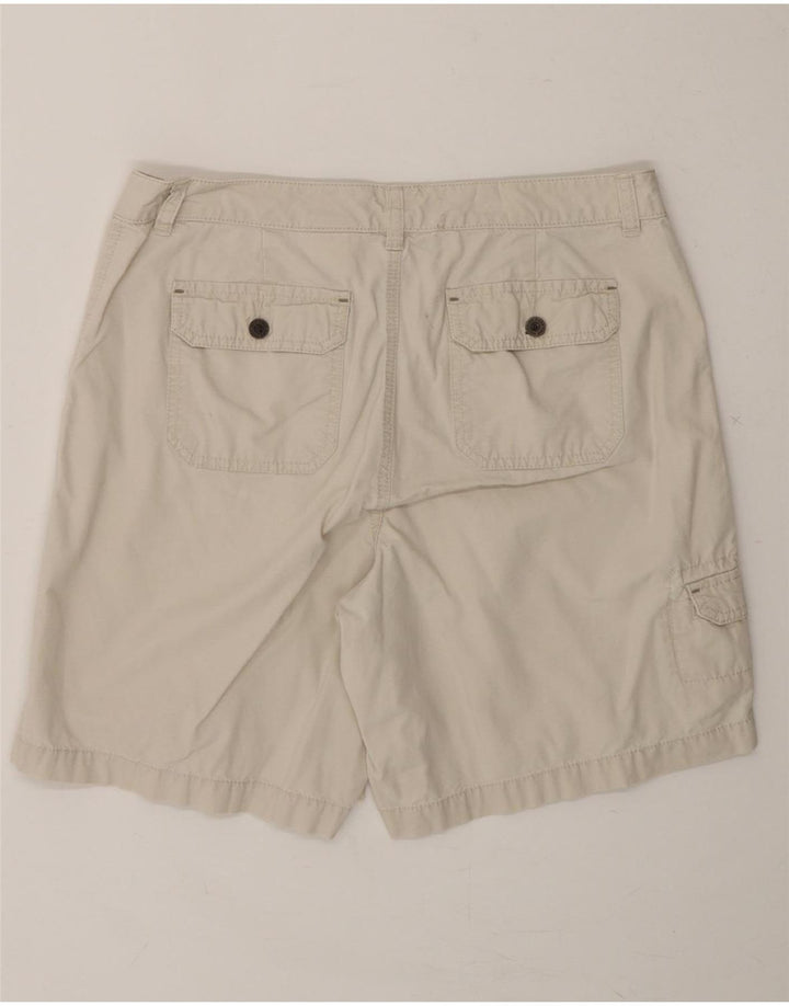 EDDIE BAUER Womens Cargo Shorts US 10 Large W32 Grey Cotton Vintage Eddie Bauer and Second-Hand Eddie Bauer from Messina Hembry 