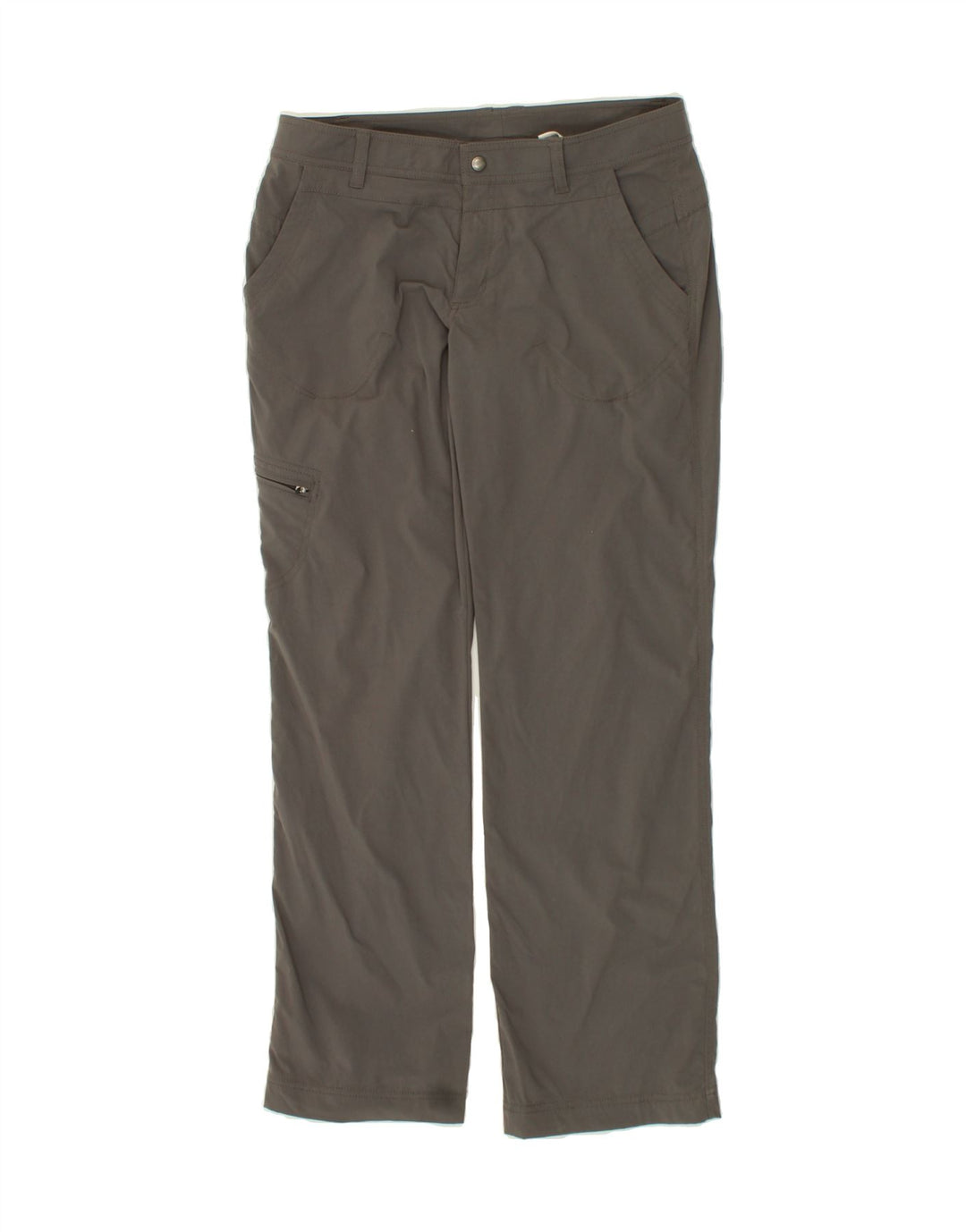 EDDIE BAUER Womens Straight Cargo Trousers US 8 Medium W34 L32 Grey Nylon Vintage Eddie Bauer and Second-Hand Eddie Bauer from Messina Hembry 