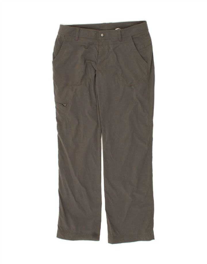 EDDIE BAUER Womens Straight Cargo Trousers US 8 Medium W34 L32 Grey Nylon Vintage Eddie Bauer and Second-Hand Eddie Bauer from Messina Hembry 