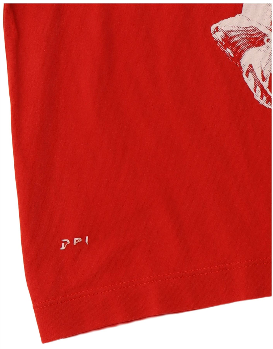 NIKE Mens Dri Fit Graphic T-Shirt Top Small Red Cotton