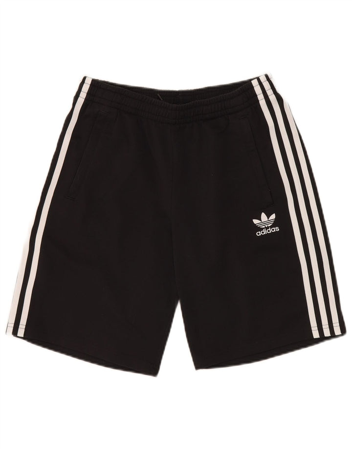 Adidas Boys Sport Shorts 13-14 Years Black Polyester