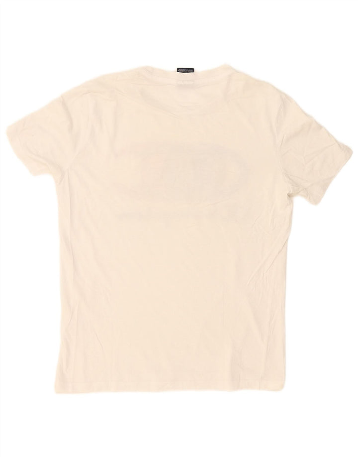 Champion Mens Graphic T-Shirt Top Small White