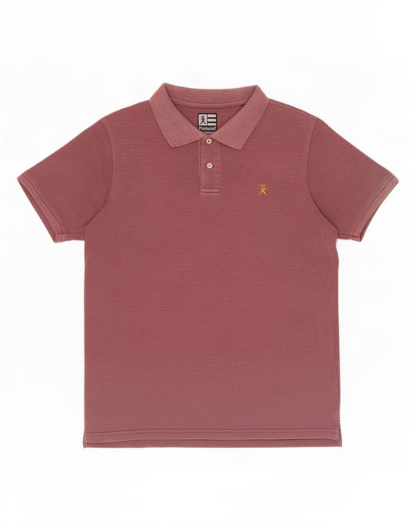 Pickwick Mens Polo Shirt Medium Pink Cotton