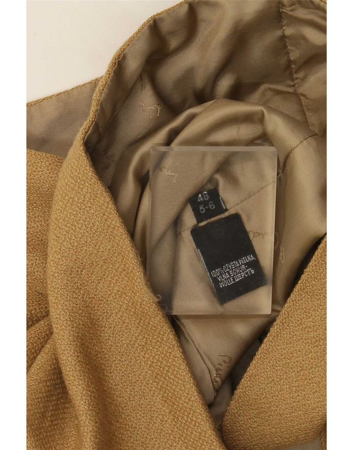 Pierre Cardin Mens Waistcoat IT 48 Medium Brown Wool