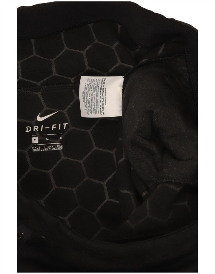 NIKE Mens Dri Fit Tracksuit Trousers Medium Black Polyester