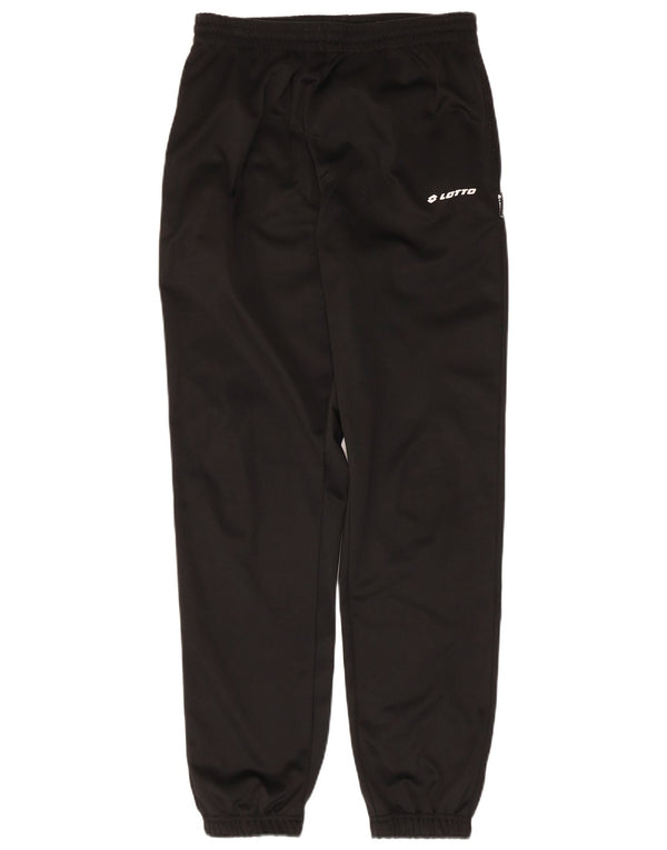 Lotto Mens Tracksuit Trousers Joggers Medium Black Polyester
