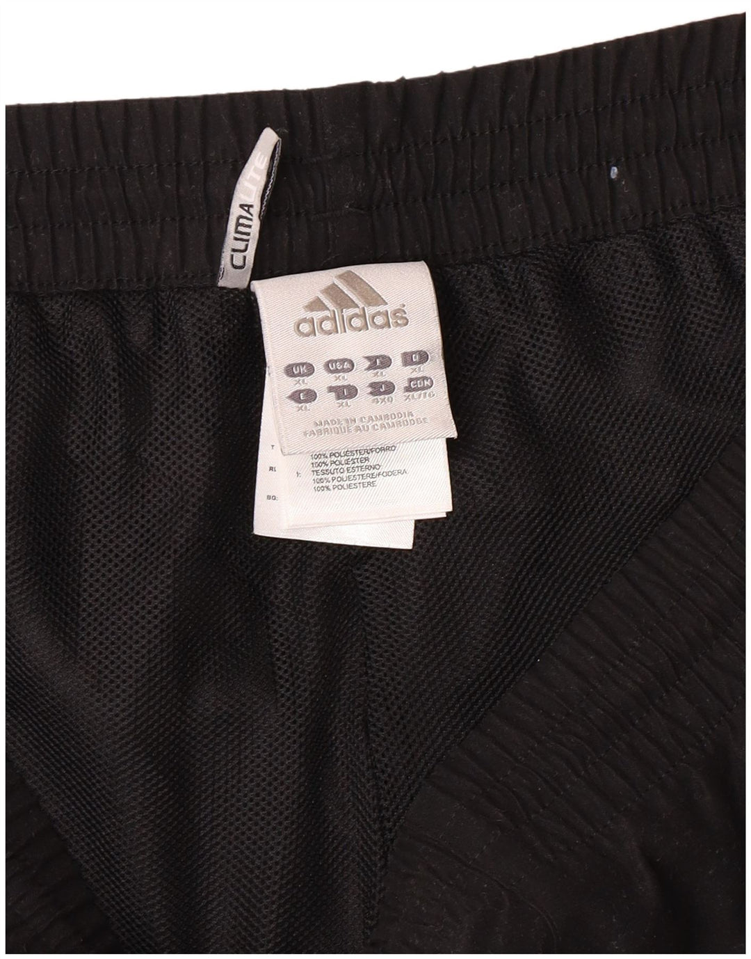 Adidas Mens Sport Shorts XL Black Polyester Sports