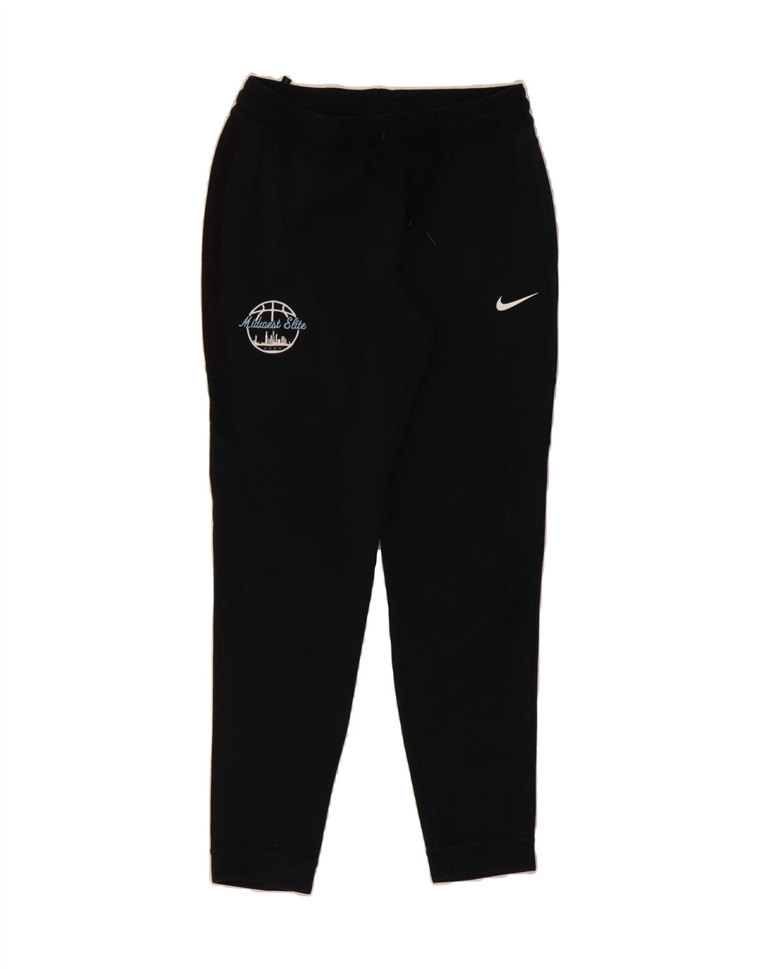 NIKE Mens Midwest Elite Tracksuit Trousers Joggers Medium Black Polyester Vintage Nike and Second-Hand Nike from Messina Hembry 