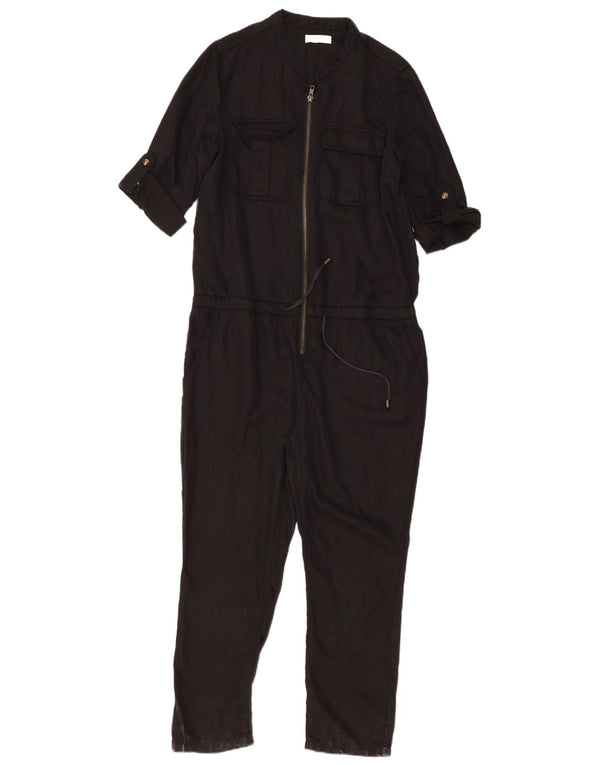 LAB DIP Womens 3/4 Sleeve Jumpsuit EU 38 Medium  Black Tencel
