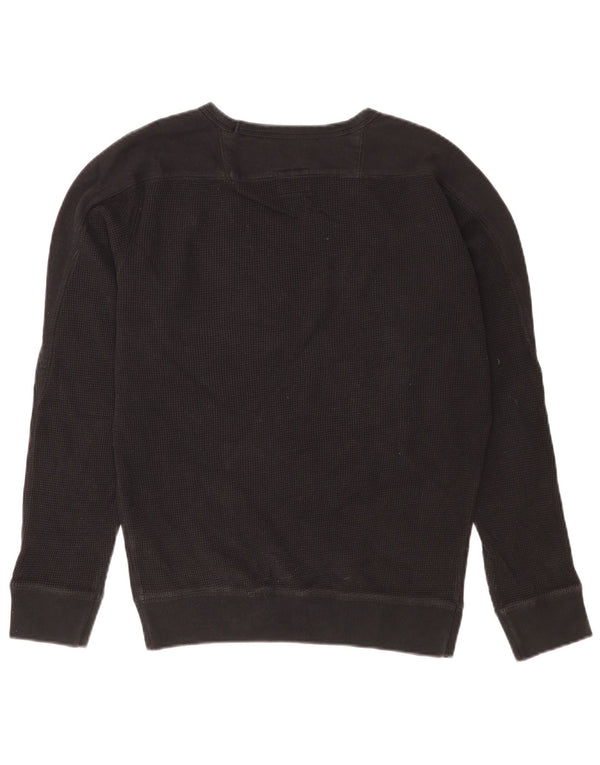 Diesel Mens Sweatshirt Jumper Medium Black Cotton