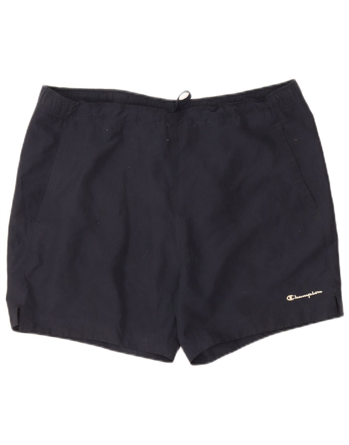 Champion Mens Swimming Shorts 2XL Navy Blue Polyester