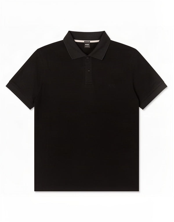 Hugo Boss Mens Regular Fit Polo Shirt 2XL Black Cotton