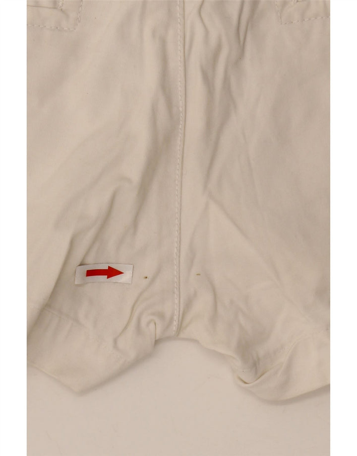 Gas Womens Chino Shorts W29 Medium White Cotton