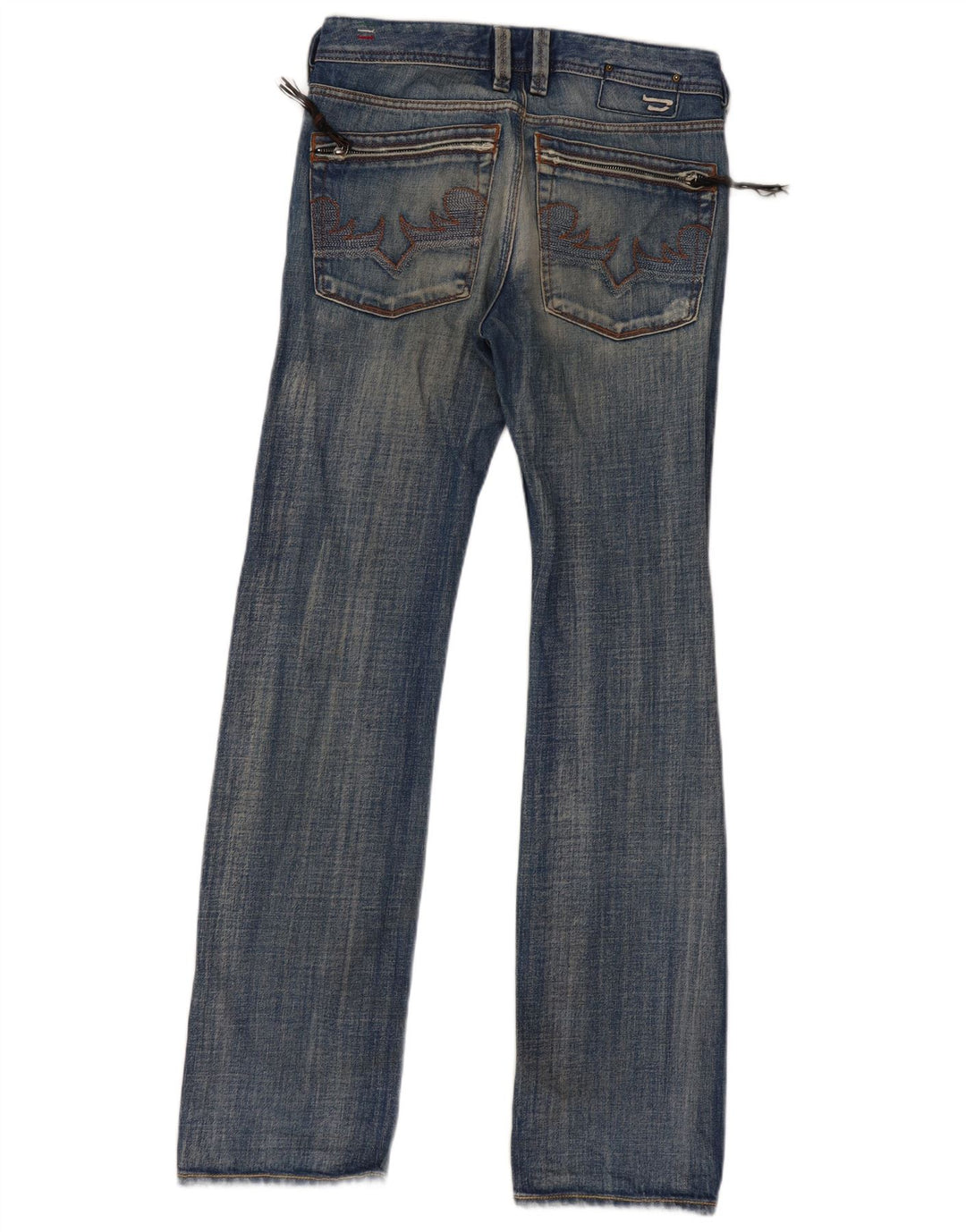 DIESEL Mens Yarik Straight Jeans W29 L34 Blue Cotton
