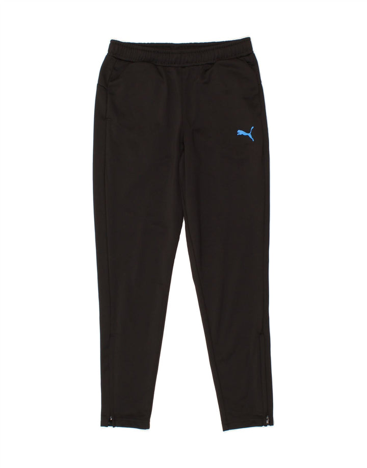 PUMA Boys Tracksuit Trousers 9-10 Years Black Vintage Puma and Second-Hand Puma from Messina Hembry 