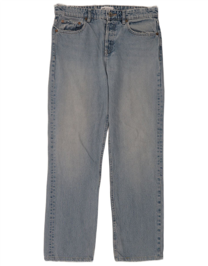 Zara Womens Straight Jeans EU 40 Medium W30 L30 Blue