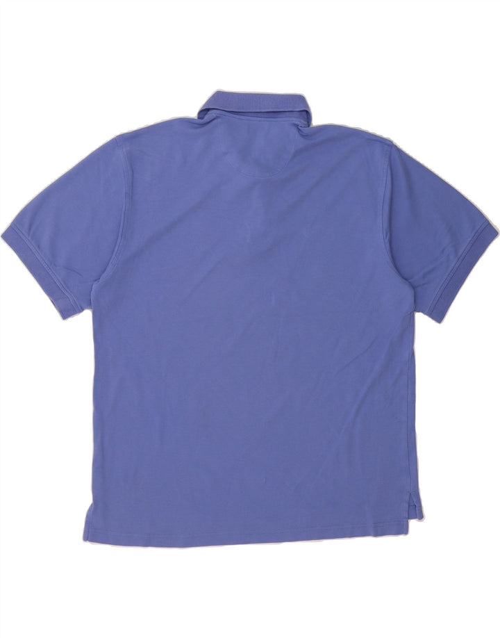 IZOD Mens Polo Shirt Large Blue Cotton Vintage Izod and Second-Hand Izod from Messina Hembry 