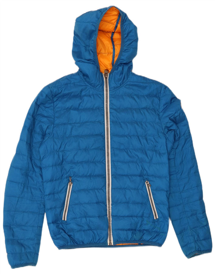 COLMAR Boys Hooded Padded Jacket 13-14 Years Blue