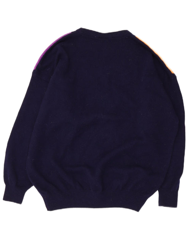 The Sweater Shop Womens Crew Neck Jumper Sweater UK 18 XL Navy Blue