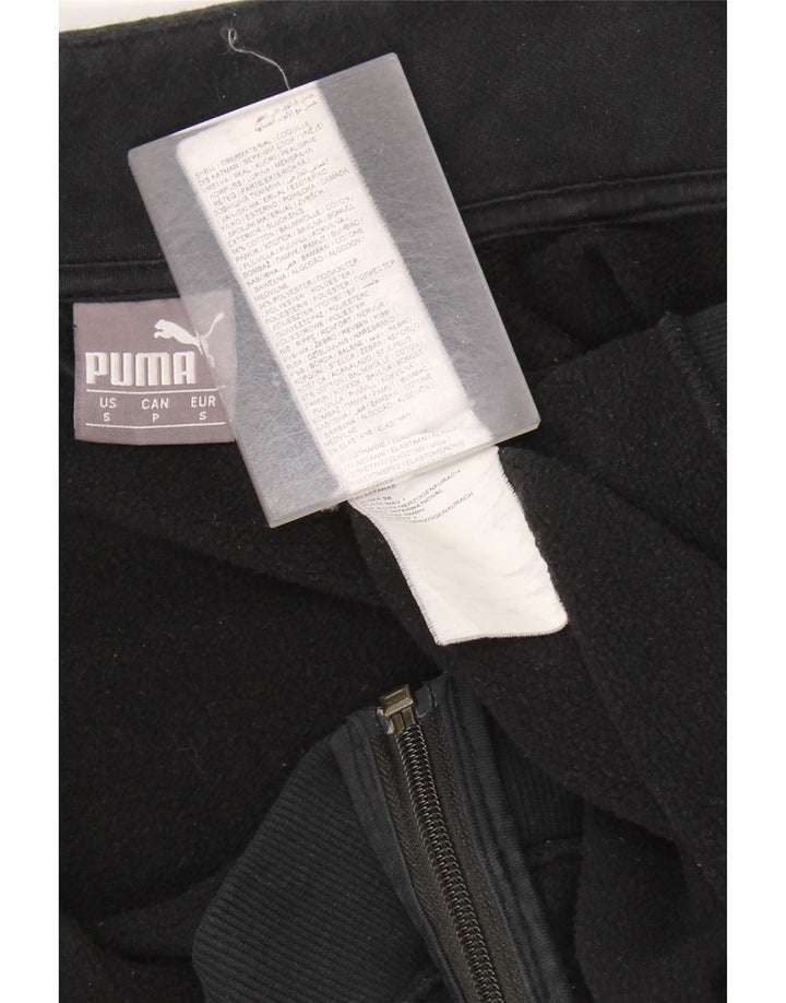 PUMA Mens Tracksuit Top Jacket Small Black Cotton