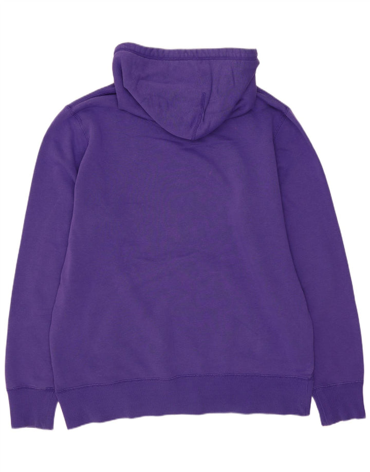 Nike Mens Hoodie Jumper Large Purple Cotton