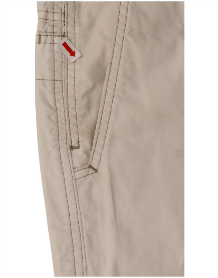MURPHY & NYE Mens Straight Casual Trousers W33 L32 Off White Cotton