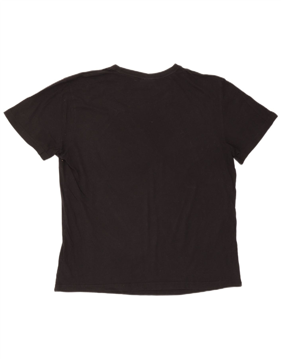 Kappa Mens T-Shirt Top 2XL Black Cotton