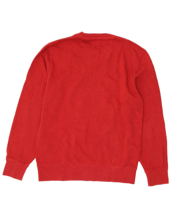 Levi's Mens Standard Sweatshirt Jumper Small Red Cotton