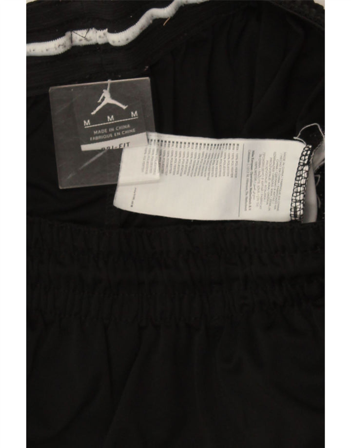 Jordan Mens Dri Fit Sport Shorts Medium  Black Colourblock Polyester